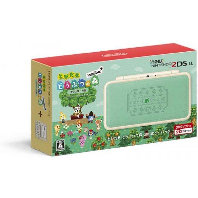 New닌텐도 2DS LL 뛰어나가다 동물의 숲 amiibo+팩 게임기 본체, 단일상품