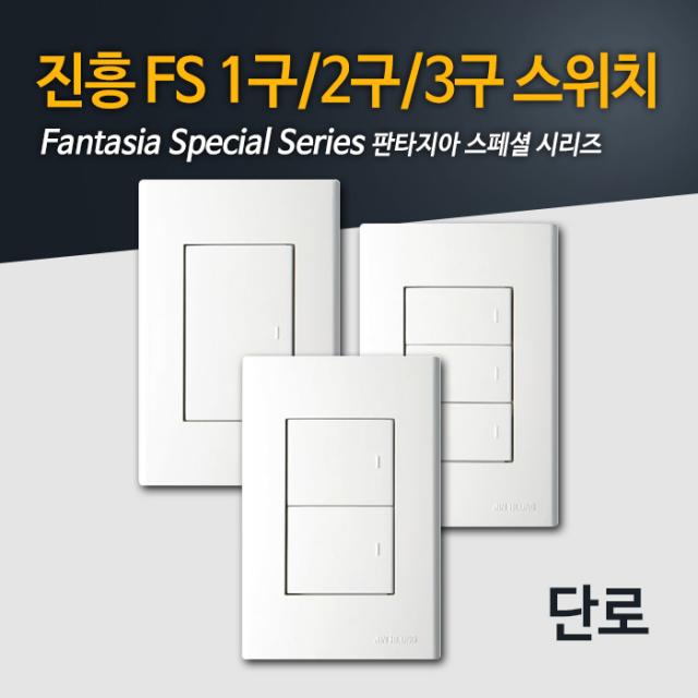 진흥전기 FS 환타지아스페셜 1구1로 2구1로 3구1로 스위치, 1구