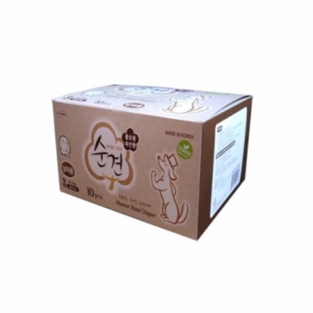 순견 수컷용 기저귀 (3단계 중형견 10매) 신생아기저귀/팬티기저귀/여름기저귀/기저귀/기저귀/아기기저귀/기저귀/물티슈/아기물티슈, 단일 수량