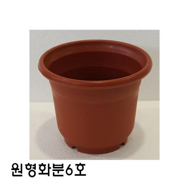 [짱짱마켓] 플라스틱화분 원형화분 분갈이흙 화분 모종