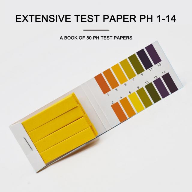 수질 테스트 용지 범위 1-14 PH 값 알칼리성 경도 시험기 스트립 시험기 종이 물 토양 키트, 미국