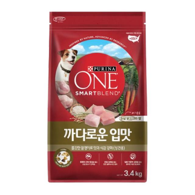 퓨리나 원 까다로운입맛 맞춤식(모든견종) 2kg, 닭, 2kg, 1개