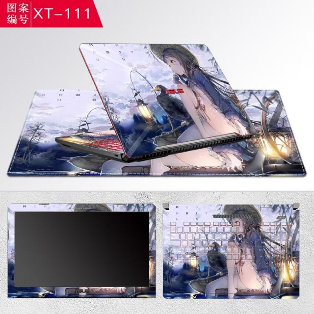 노트북케이스 에이수스 보루 FX80G노트북 스티커 테두리있는 버전 FX63V6FX86F컴퓨터 보호필름 15.6inch풀세트 5FL8000U보호필름, T07-XT-111 동일시 스타일 마우스패드