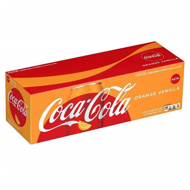 Coca Cola Orange Vanilla 코카콜라 355ml 12캔 Coke 오렌지 바닐라