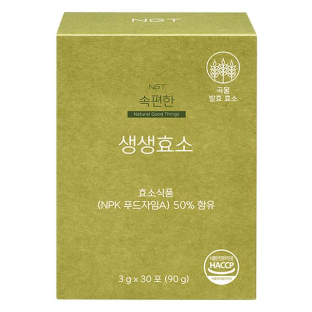 네츄럴굿띵스 속편한 생생효소, 3g, 30포