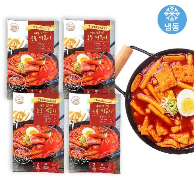 계속쪼르면 국물떡볶이 오리지널 4팩 480g