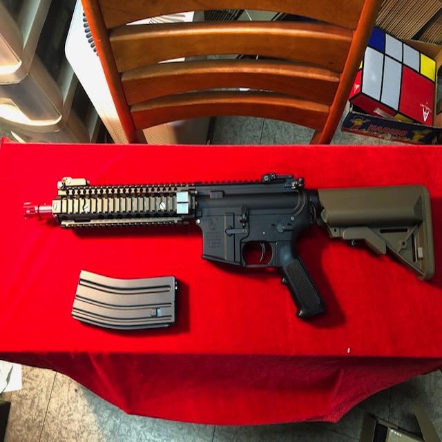 마루이 MK18 Mod1 EBB, 중무장셋트(기본셋트+소음기+소염기+도트사이트)