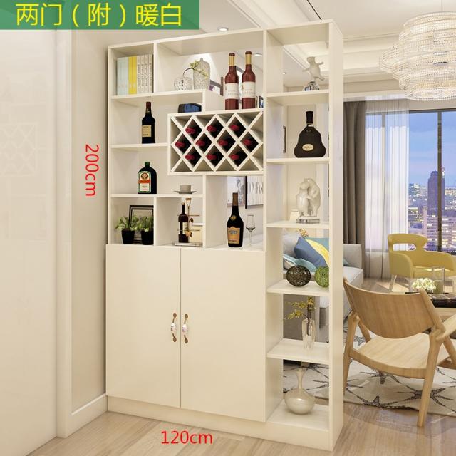 거실장식장 심플 현대 입문 술장 식당 응접실이 있다 차단 나비장 현관 병풍 신발장 간 홀 수납 궤 1837932203, 2문 덧붙이다 따뜻함 화이트 신 더블도어