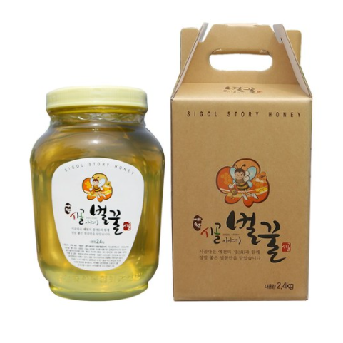 시골이야기 경북예천 아카시아벌꿀, 2.4kg, 1개