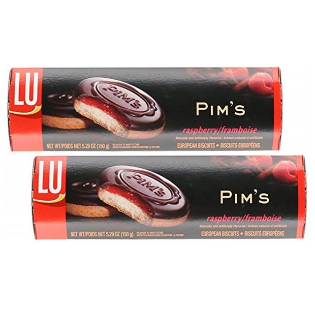 LU European Biscuits Pims Raspberry Biscuit 유럽 비스킷 핌스 라즈베리 비스킷 5.29oz 2팩, 1개