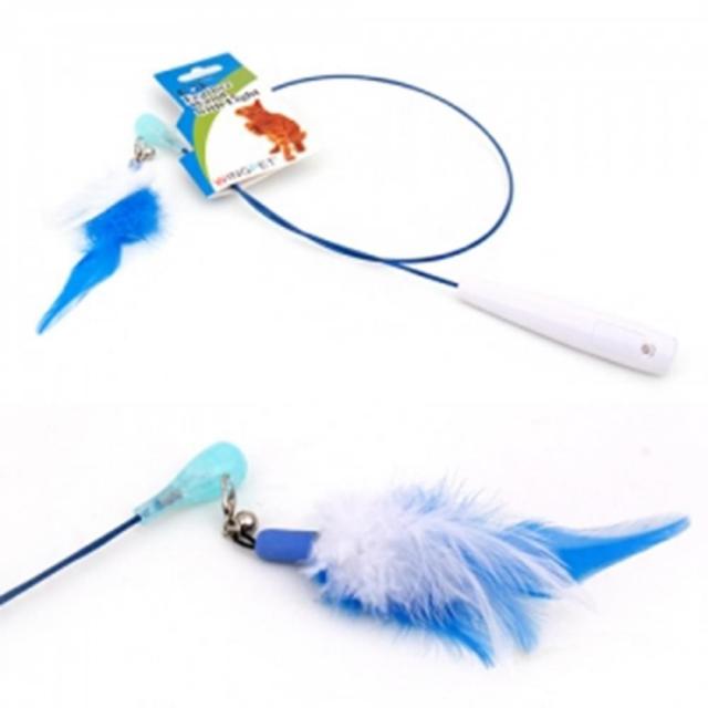 호기심 유발 운동량 증진 펫모닝 LED 불빛 캣티클러, 1개