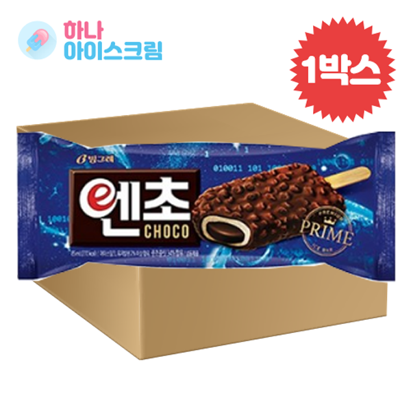 빙그레 엔초 초코바 40개 한박스 아이스크림, 40개, 85ml