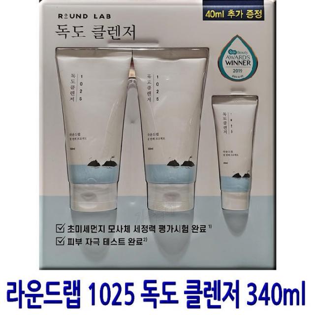 라운드랩 1025 독도 클렌저 340ml