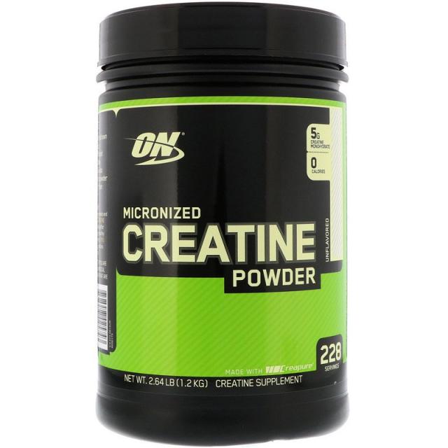 옵티멀 뉴트리션 Optimum Nutrition Micronized Creatine Powder 미분화 크레아틴 무향 파우더 1.2 kg, 3개묶음(10%할인), 1개