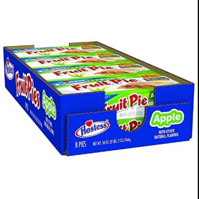 Hostess Fruit Pie Apple 호스티스 후르츠 파이 애플 8개입 4.25oz(120g), 1팩