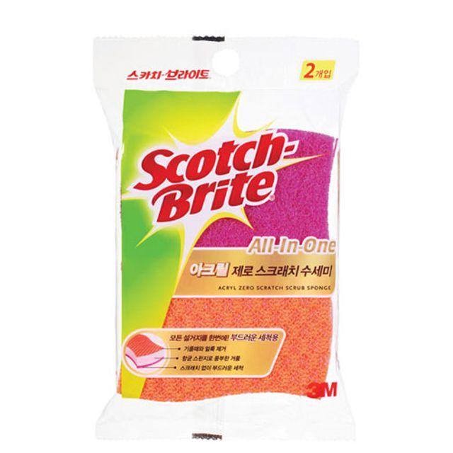 생활/건강>주방용품>주방잡화>수세미3M 2매입 2개 수세미 올인원 제로스크래치 아크릴[기타+ 상품명확인]생활/건강>주방용품>주방잡화>수세미, _본상푼▶선택◀, _본상푼▶선택◀