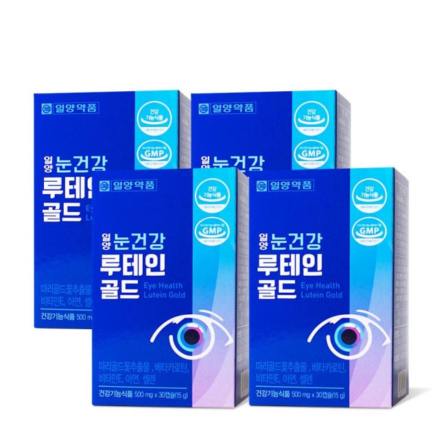 일양약품 눈건강 루테인 골드 30정 4개