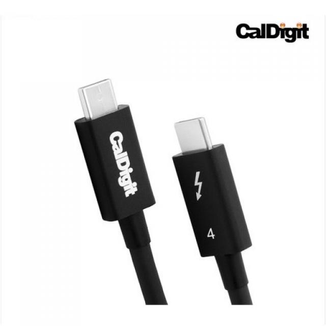 칼디짓 CalDigit 썬더볼트4 케이블 2미터 0.8미터 C타입 USB4 8K 100W, 0.8미터