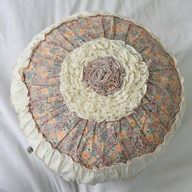 겨울맞이쿠션 봄매트 플린 원쿠션 폭신폭신쿠션, 핑크