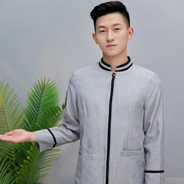 보결복 추동복 객실 긴팔 pa근무 여 여복 남 동네 노보복 오피스룩, XXL 그레이 남자타입 긴소매