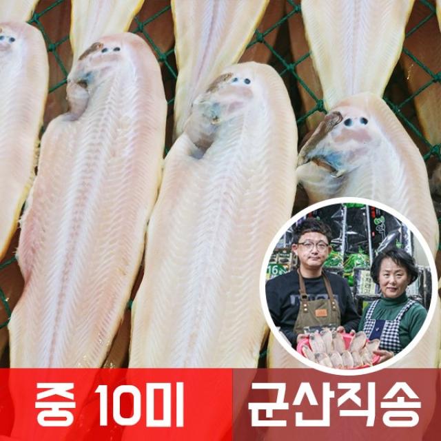 맛나젓갈건어물 군산 반건조 박대 서대 10미 중 사이즈 박대구이, 10개