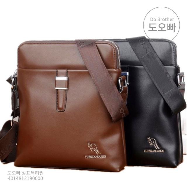 도오빠 남성 숄더백 크로스백 메신저백 PU가죽 핸드백 캐주얼 남자숄더백 남자크로스백 남자메신저백 남자핸드백