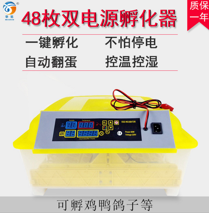 병아리 부화기 닭 병아리 메추리 키우기 분양 4구 112구유정란 전란틀 양계장, 전자동 48구 인큐베이터