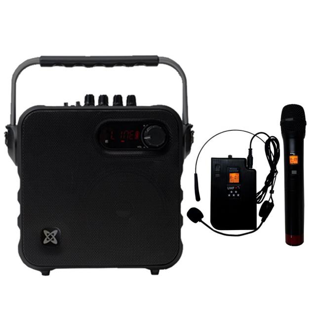 세텍코리아 Ev 8000 150w 충전식 휴대용 앰프스피커 무선마이크1개포함 고출력 강의 강연 연설 코칭2 블루투스스피커 휴대노래방 학교장터 나라장터 등록제품 무선핸드마이크+무선헤드마이크set