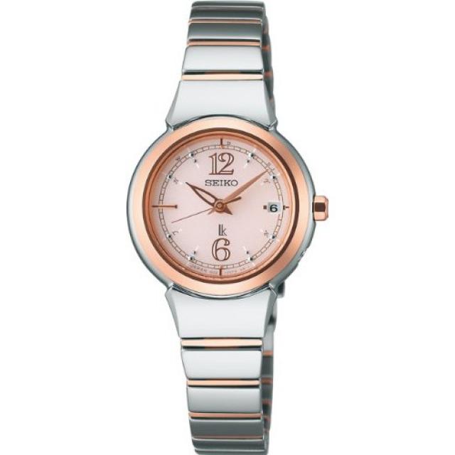 [세이코 워치] 손목시계 루키아 솔라 전파 수정 사파이어 유리 매스컴 모델 SSVW054 골드