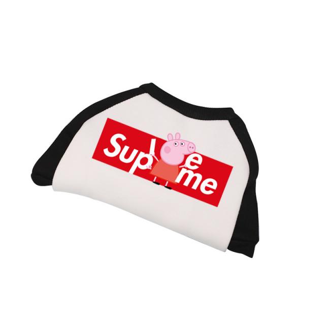 강아지옷 트렌디한브랜드 애견옷 애완동물 T여름티셔츠, C05-XL