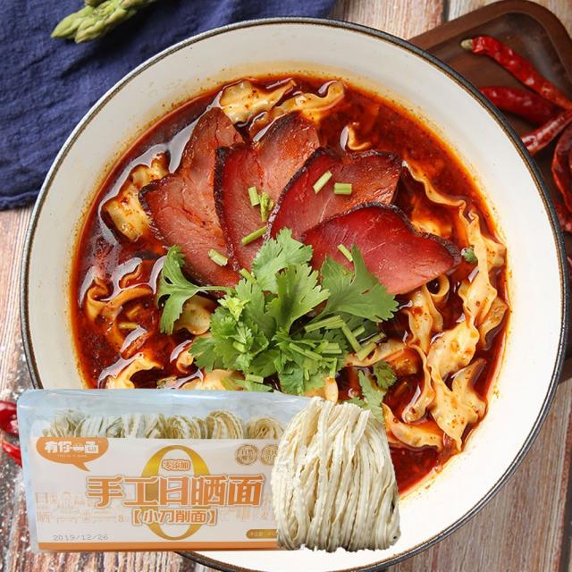 만가복 만가복소도삭면 수제칼국수 칼국수 대만도삭면 중국도삭면 칼국수면 훠궈면, 1개, 410g