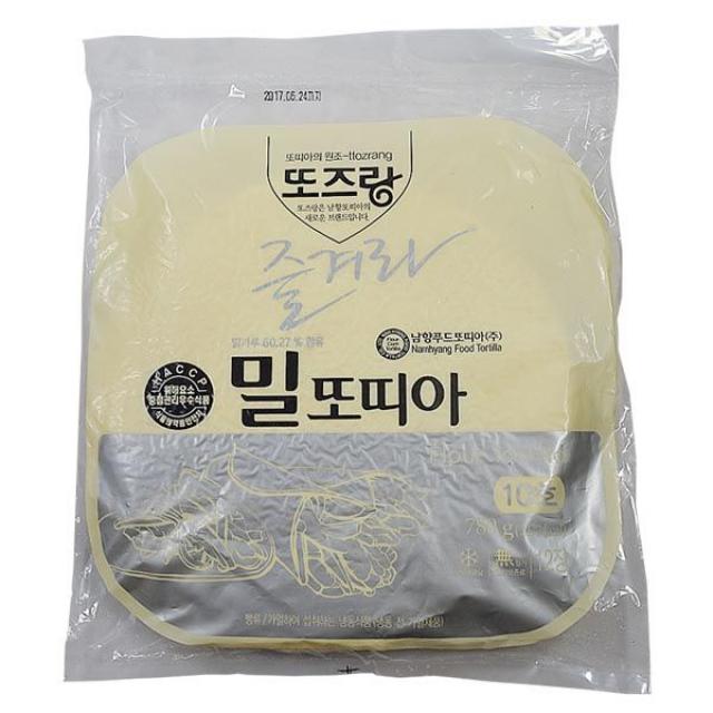 (2개묶음)DS203/또즈랑 밀또띠아 10호 780g /JFE-43876 가공식품 또띠아 밀또띠아 냉동식품 간식, 단일상품