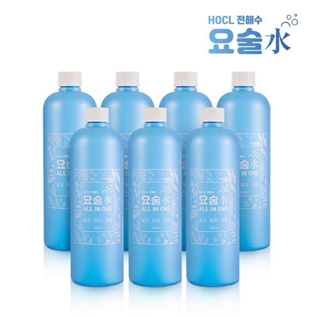 로코스나인 Hocl 전해수 요술수 올인원 세정제 살균제 탈취제 500ml 7병 1세트