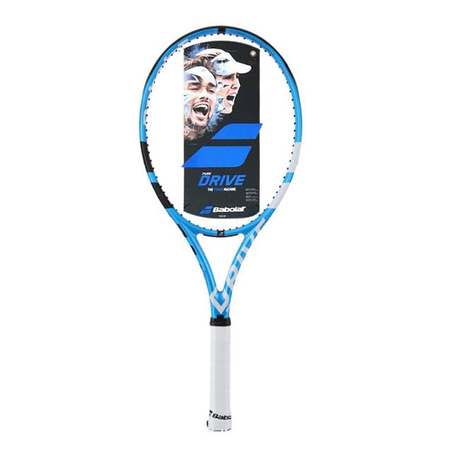 2021 새로운 Babolat PD 전체 탄소 전문 테니스 라켓 순수 드라이브 싱글 남성과 여성을위한 테니스 용품 L2 무게 300g, With string