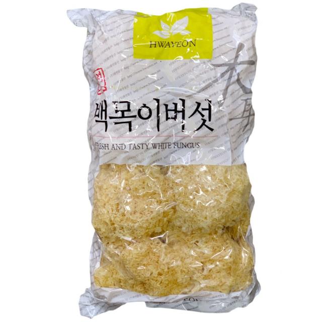 화연 2019년 중국산 백목이버섯 1kg 흰목이버섯, 1개