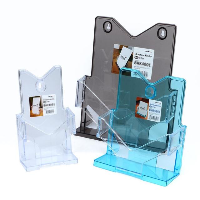 공고판 벽에 걸어 사용 카탈로그 브로셔 진열대 잡지꽂이, A6-검정