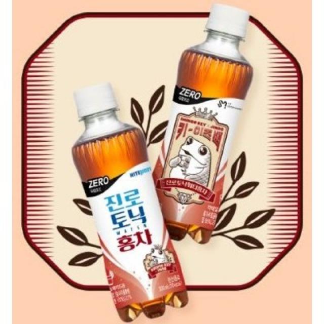 하이트진로 토닉워터 홍차 300ml 제로 키 이즈백 칵테일, 300ml, 12개