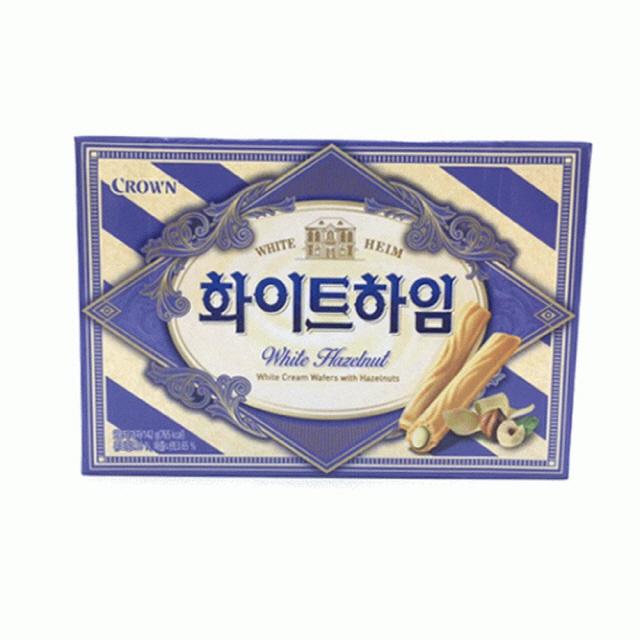 L4214 크라운 과자 화이트하임 142gx20개 1박스 수입과자/대용량과자/간식/인간사료/봉지과자/과자세트/초코과자/쌀과자/사무실간식/새우깡, 단일 구성품, 단일 수량