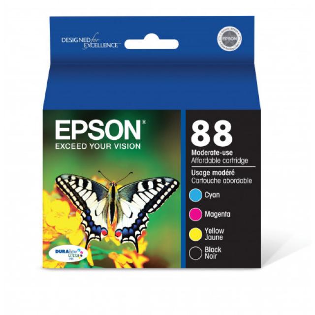 Epson T088120-BCS DURABrite Ultra Black and Color Combo Pack Moderate Capacity Cartridge Ink, 본문참고, 본문참고