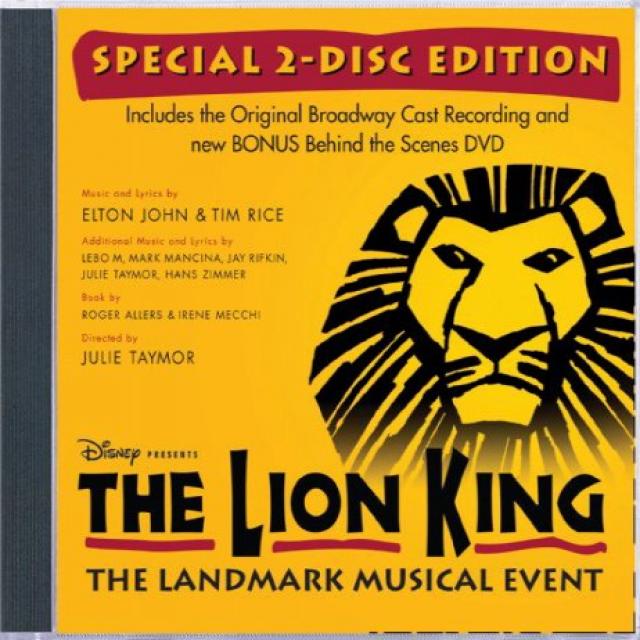 The Lion King (Original Broadway Cast Recording) (Special 2-Disc Edition) 라이온 킹 (원래 브로드 웨이 출연진 녹음) (, 1