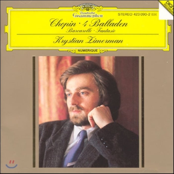 Krystian Zimerman 쇼팽 : 발라드 전곡 뱃노래 Chopin : 4 Balladesㆍbarcarolleㆍfantasie 