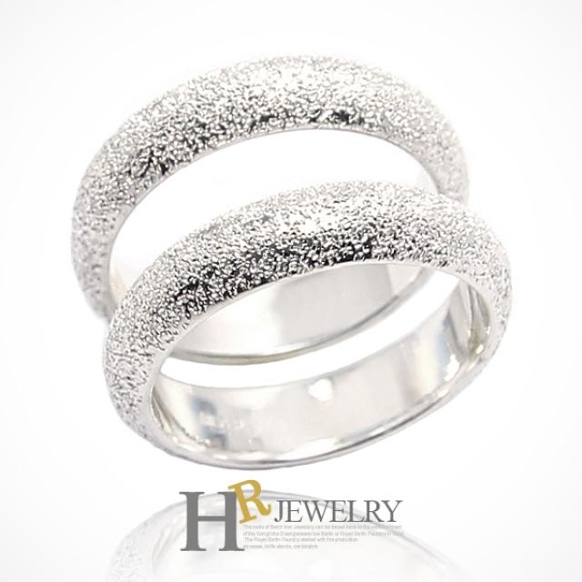 호림쥬얼리 실버92.5정품)예쁜(HR)실버 디아망 쌍가락지-2(5mm)