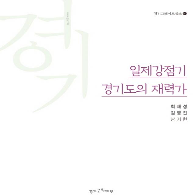 일제강점기 경기도의 재력가, 경기문화재단