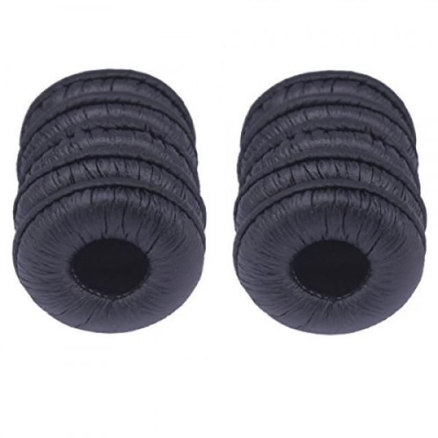 Bingle Ear Cushions Leatherette Spare Replacement for Plantronics Supra Plus Enc, 단일상품