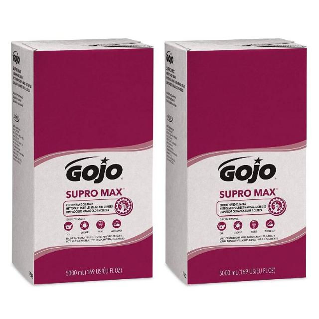 Gojo 고조 슈프로 맥스 체리 손 세정제 손비누 헤비 듀티 리필 각 5000ml 2팩, 1개, 1ml