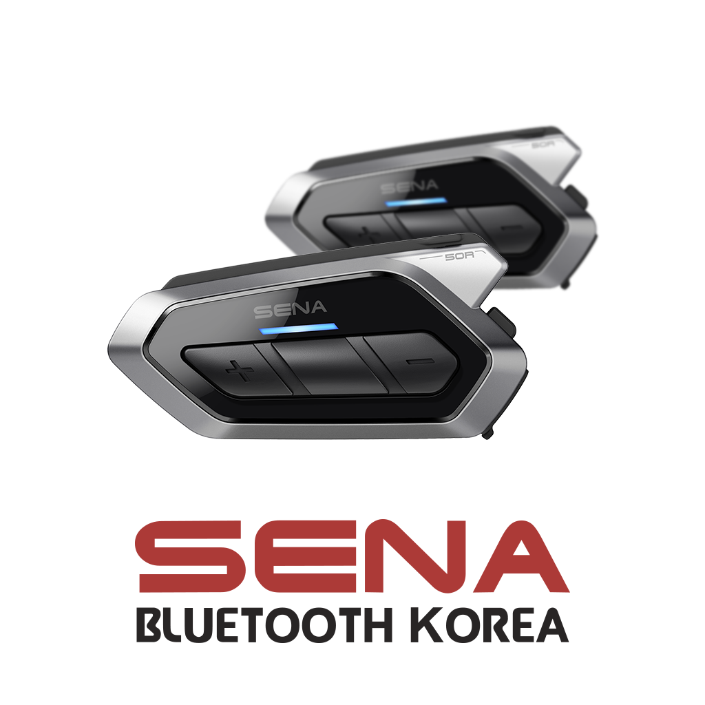 세나 50R 듀얼팩 메시 2.0 인터콤 모터사이클 블루투스 헤드셋 버튼 타입 50R-01D