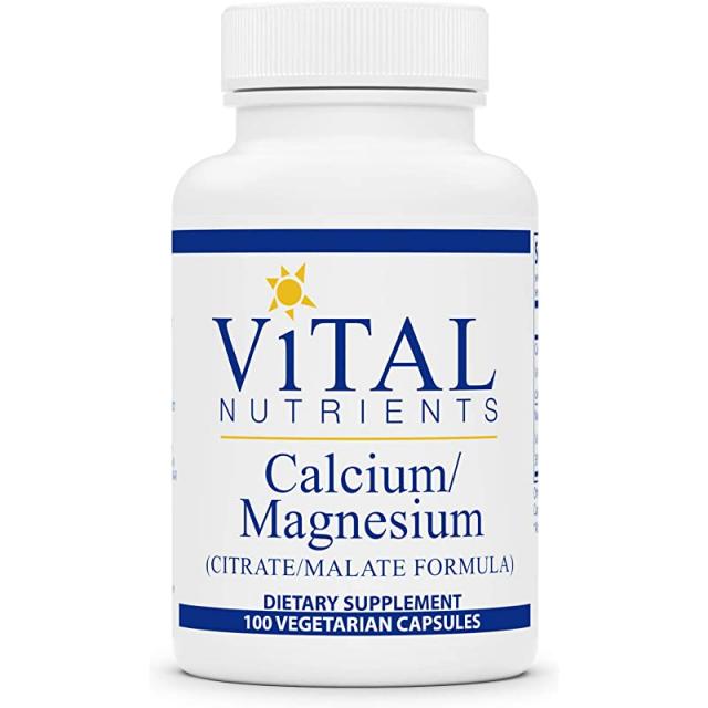 Calcium Magnesium Citrate Malate 심혈관계 근육과 뼈는 병당 100개의 채식 캡슐을 지지한다, 상세페이지 참조, 상세페이지 참조