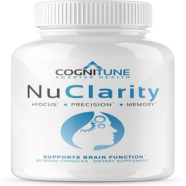 NuClarity-프리미엄 Nootropic 두뇌 보충제- 에너지 기억력 -정신 명확성 및인지 지원-Ginkgo Biloba Bacop