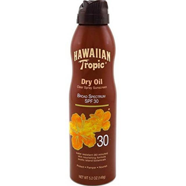 Hawaiian Tropic 하와이 열대 보호 태닝 건조 오일 연속 스프레이 spf 30 5.2온스 PROD350004962, 상세 설명 참조0, 상세 설명 참조0