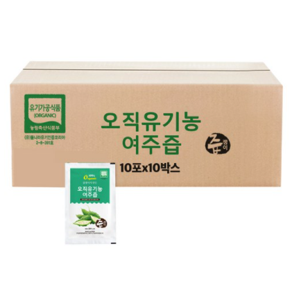 즙쟁이 오직유기농 여주즙, 80ml, 500개